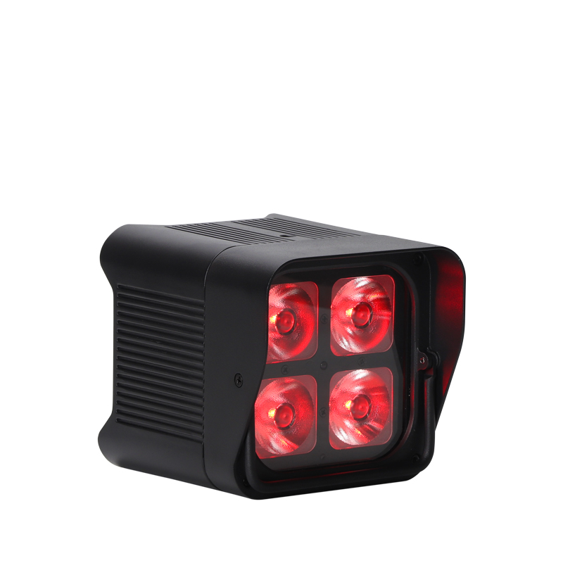 Outdoor Waterproof 4x20w rgbwa uv 6in1 Battery Powered Wifi App Remote DMX Wireless LED Uplight